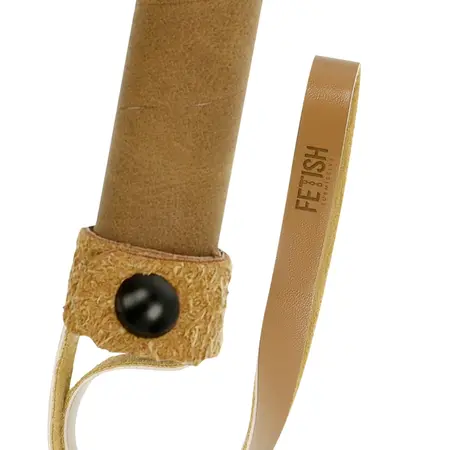 Fetiš Submissive Origen Vegan Kožni Impact Bič 28cm Crni