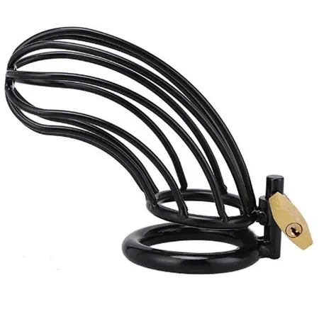 METAL HARD Black Bird Stainless Steel Chastity System 36mm/40mm Set