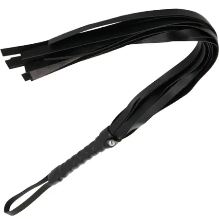 Darkness Crni Bič za Vezivanje 45cm - Premium Veštačka Koža, Ergonomska Drška