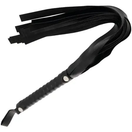 Darkness Crni Bič za Vezivanje 51 cm - Elegantan Dodatak od Veštačke Kože