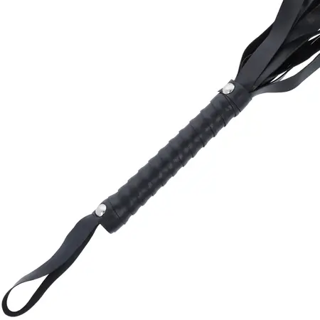 Darkness Crni Bič za Vezivanje 51 cm - Elegantan Dodatak od Veštačke Kože