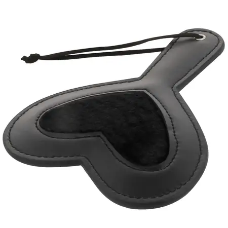 Darkness Crni Velur Paddle sa Šiljcima 19x15cm - Premium Izdanje