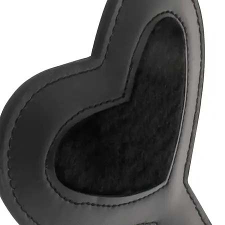 Darkness Crni Velur Paddle sa Šiljcima 19x15cm - Premium Izdanje