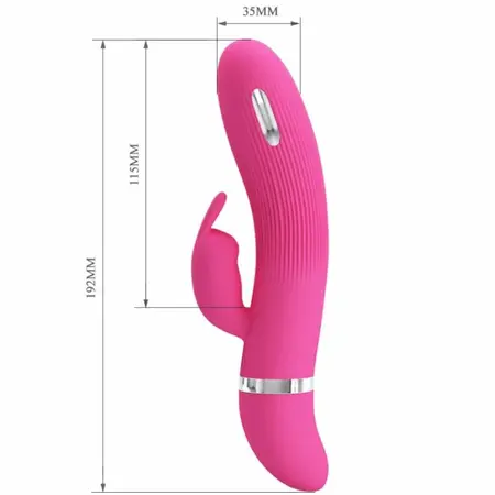 Pretty Love Flirtation Ingram Silicone Intimate Device with Electro Stimulation
