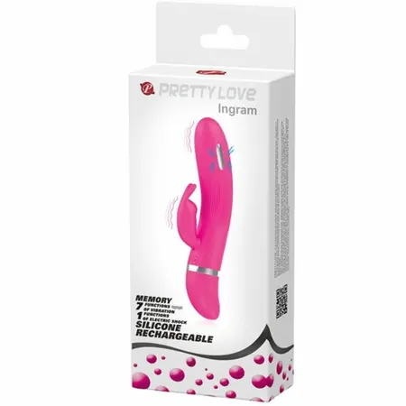 Pretty Love Flirtation Ingram Silicone Intimate Device with Electro Stimulation