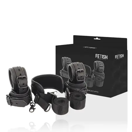Fetish Submissive Master Set sa 4 Lisice sa Neoprenskom Postavom, Podesive