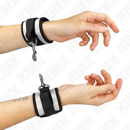 KINK Neoprenske Lisice za Ručne Zglobove Sive 23x5cm - Podesive, Udobno Stezanje