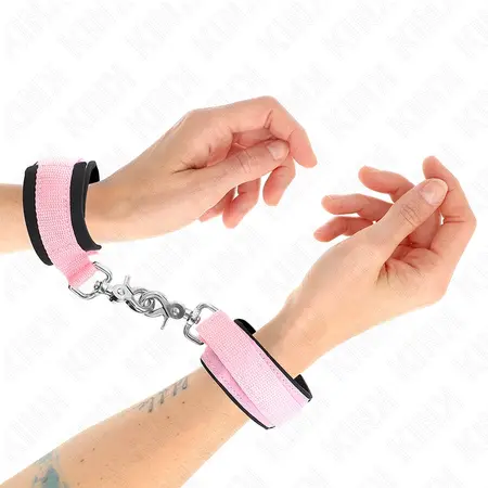 KINK Podesive Neoprenske Lisice za Ručne Zglobove Ružičaste 22-34 cm Ergonomsko Prianjanje