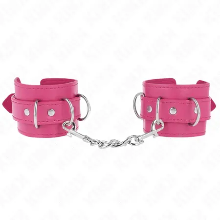 KINK 3 D-prsten Podesive lisice za ruke Roze 17.5-25cm x 6cm