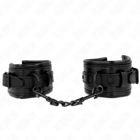 KINK Podesive lisice za ruke Crne 20-30 cm x 6 cm Udoban kroj