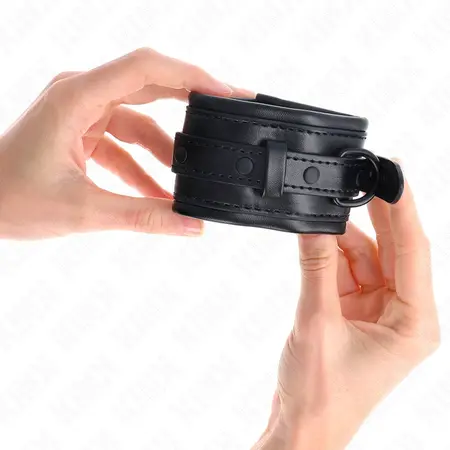 KINK Podesive lisice za ruke Crne 20-30 cm x 6 cm Udoban kroj