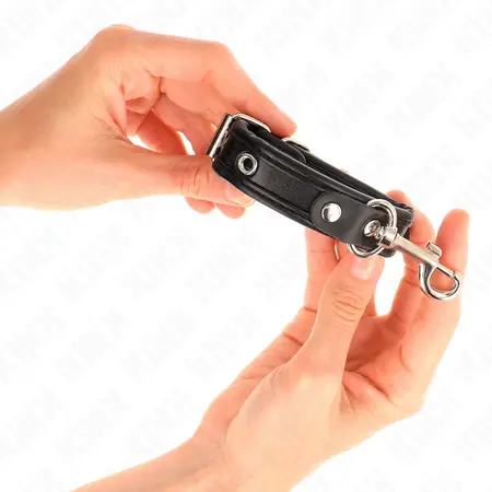 KINK Mini podesive crne trake za ruke sa zakivcima 16-22cm x 2cm