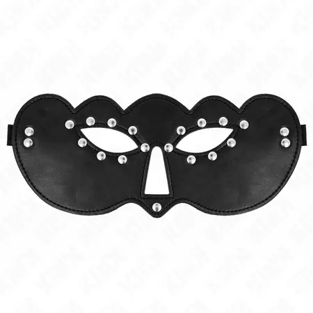 KINK Mask za oci Model 1 Premium party povez za oci 27.5x12cm Crna