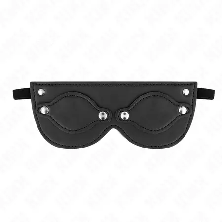 KINK Mask od imitacije koze za oci sa odvojivim poklopcima 22x9cm Podesivo pristajanje