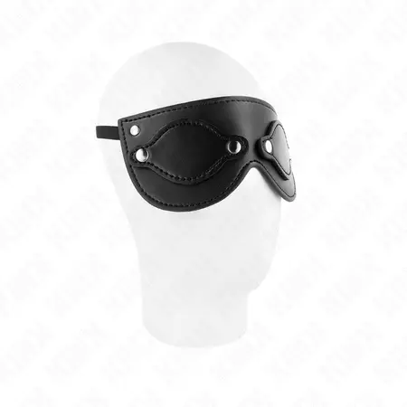 KINK Mask od imitacije koze za oci sa odvojivim poklopcima 22x9cm Podesivo pristajanje