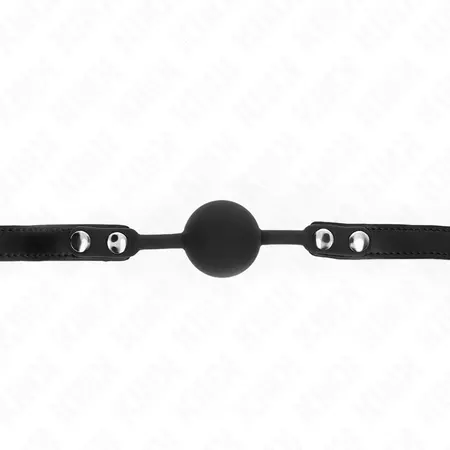 KINK Model 1 Silicone Ball Gag sa Bravom 4cm - Podesiva traka 60cm