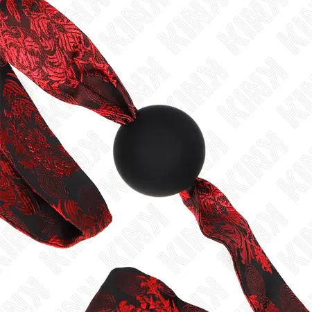 KINK Scandal Silicone Ball Gag 4.5 cm - Podesiva udobnost, Model 2