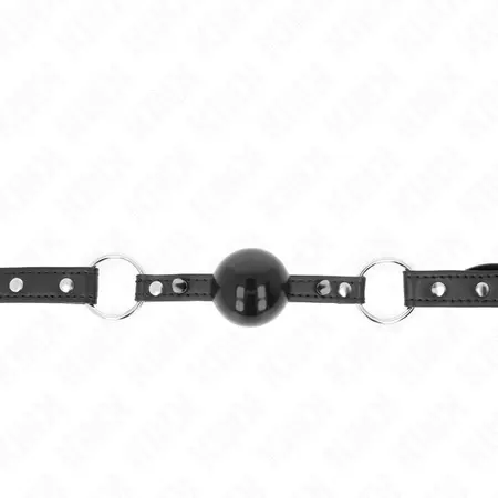 KINK Kuglasti Gag 4 cm - Silikonska Lopta, Rivet Vrh, Podesiva Traka 65x2 cm