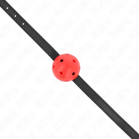 KINK Simplicity Crvena Prozračna Silikonska Sputavajuća Lopta 4.5cm Podesiva