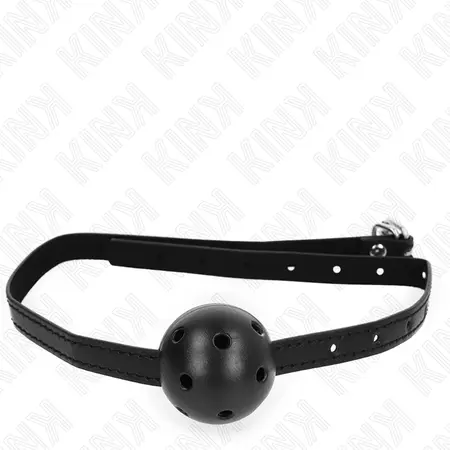 KINK Simplicity Crni Kuglasti Gag 4.5 cm - Prozračan, Podesiva Traka