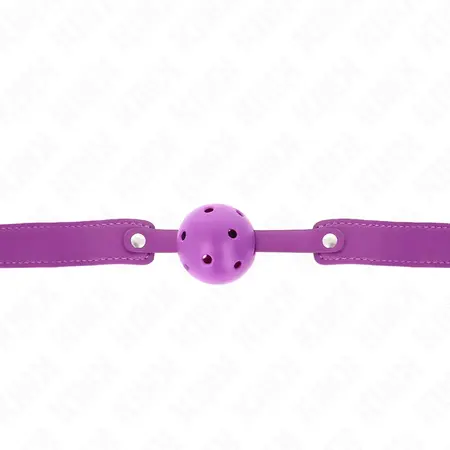 KINK Ljubičasti Prozračni Sistem Lopte 4.5 cm - Podesiva Silikonska Traka 65x2.5 cm