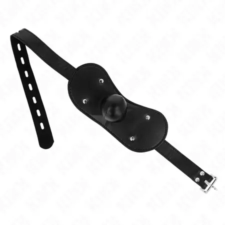 KINK Ball Gag Mouth Mask with Lock Adjustable 42-60cm - Secure Comfort Fit
