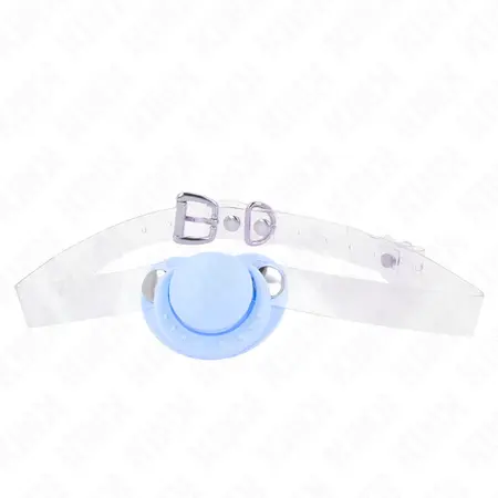 KINK Svetloplavi silikonski Pacifier Gag podesivi kaiš 5.5x4cm 43-60cm