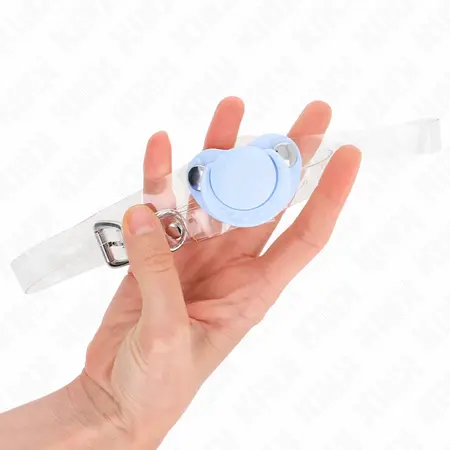KINK Svetloplavi silikonski Pacifier Gag podesivi kaiš 5.5x4cm 43-60cm