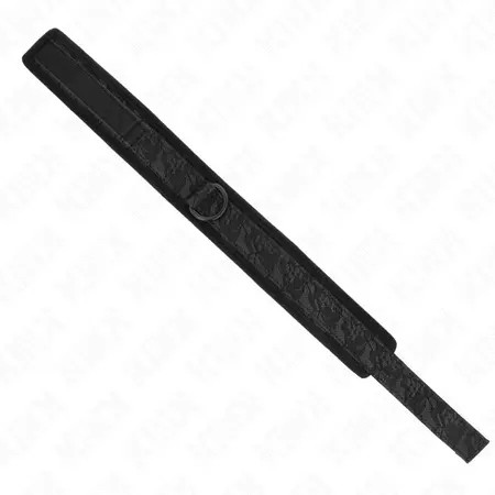 KINK Basic Model Adjustable Collar with Leash 77cm, Black, 34-54cm