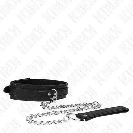 KINK Ogrlica sa zmijskim uzorkom i povodcem 65cm - Podesivi veganski kožni set