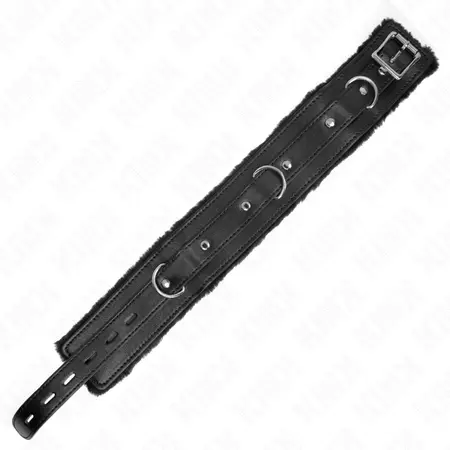 KINK Set ogrlice i povodca Crni 65cm Podesiv 36-42cm Visoka udobnost