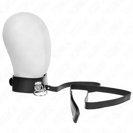 KINK Povodac sa klikerima 116cm i ogrlica od veštačke kože 50x5cm - Podesivi set