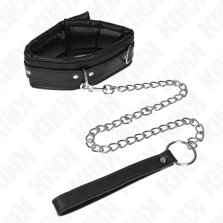 KINK Podesiva metalna ogrlica sa kaišem 65 cm, Model 4, 36.5-50 cm