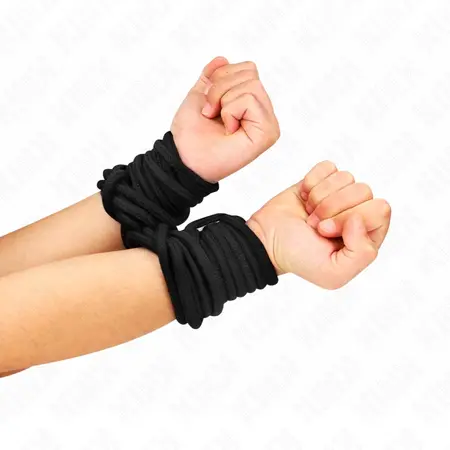 KINK Cotton Rope 5m Black - Soft Bondage Cord, Durable & Safe