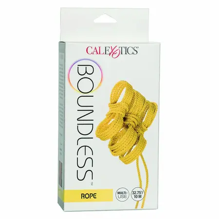 CalExotics Boundless Uže 10m Žuto - Izdržljiv bondage dodatak