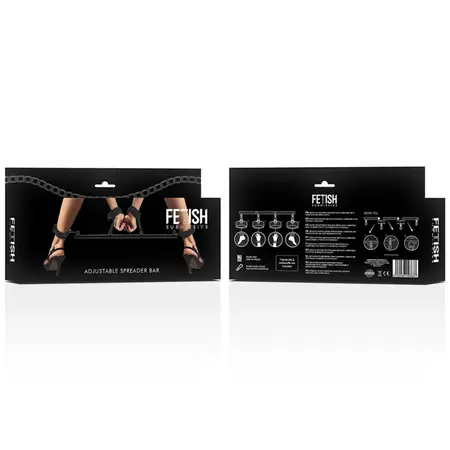Fetish Submissive Podesiva modularna šipka za razdvajanje 4-delni set 62 cm