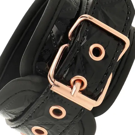 Coquette Chic Desire Black Edition Premium Vegan Leather Handcuffs