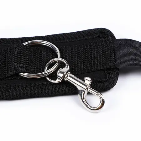 OHMAMA Fetish Adjustable Wrist Restraints with Suction Cups Black 24-40cm