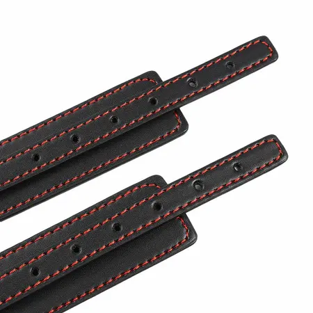 OHMAMA Simplicity Small Adjustable Wrist Cuffs PVC Black One Size