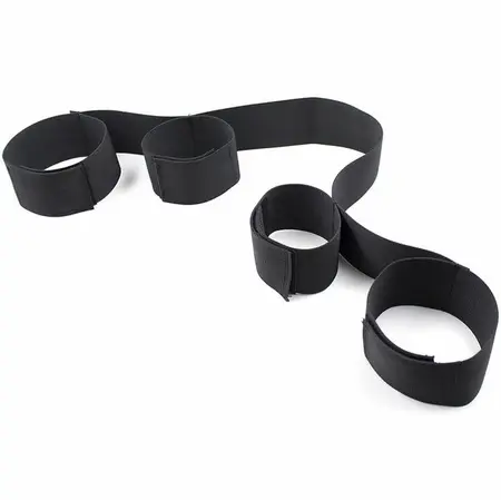 OHMAMA Fetish Soft Spreader Bar with Full Nylon Wrist Restraints 57cm