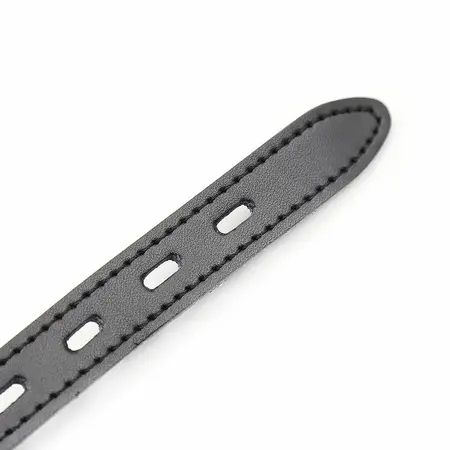 Ohmama Silikonski kuglasti gag sa podesivom kožnom trakom i katancom, 4cm
