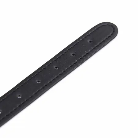 Ohmama Fetish Adjustable Punk Collar with Spikes, Black, Universal Size