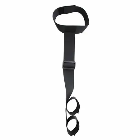 OHMAMA Adjustable Nylon Wrist Handcuffs & Collar System - One Size