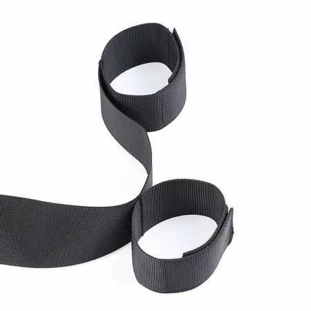 OHMAMA Adjustable Nylon Wrist Handcuffs & Collar System - One Size