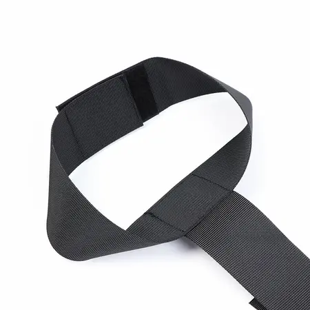 OHMAMA Adjustable Nylon Wrist Handcuffs & Collar System - One Size