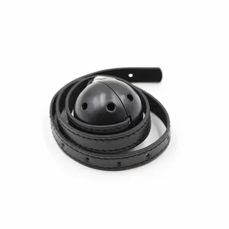 OHMAMA Fetish Podesivi kuglasti gag sa otvorima 4.5 cm Crni
