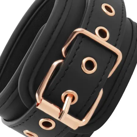 COQUETTE CHIC DESIRE Vegan Leather Adjustable Handcuffs Nickel-Free