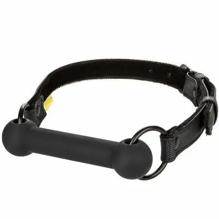 CalExotics Boundless Gag sa prečkom Podesivi silikonski sa veganskom trakom 7.5cm