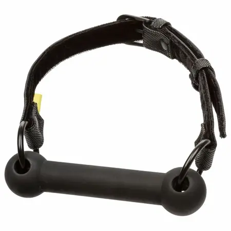 CalExotics Boundless Gag sa prečkom Podesivi silikonski sa veganskom trakom 7.5cm