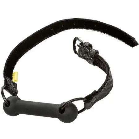 CalExotics Boundless Gag sa prečkom Podesivi silikonski sa veganskom trakom 7.5cm